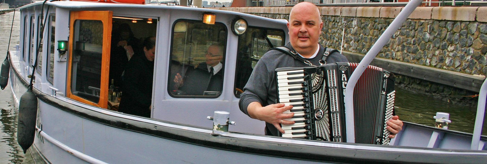 Accordeonist Amsterdam René Trok 